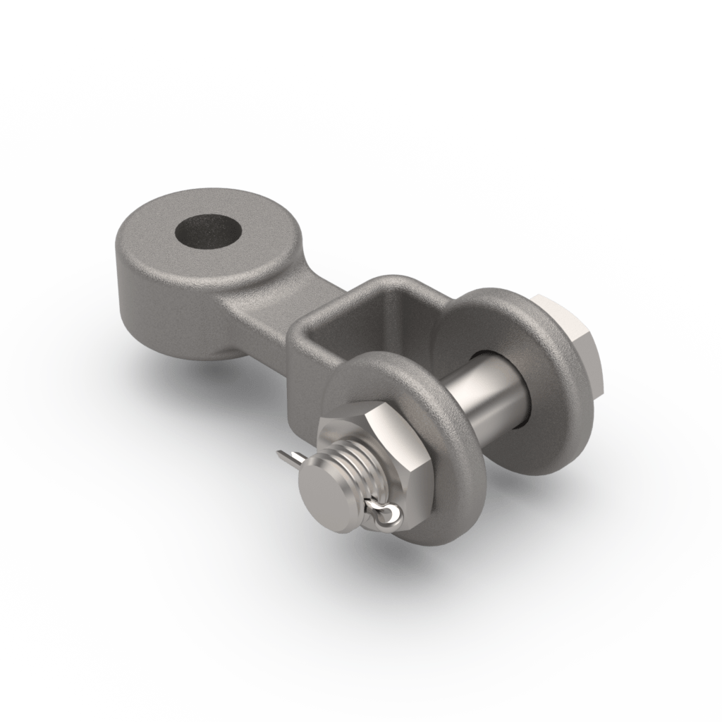 Twisted Clevis Eye HR-16, 180 kN