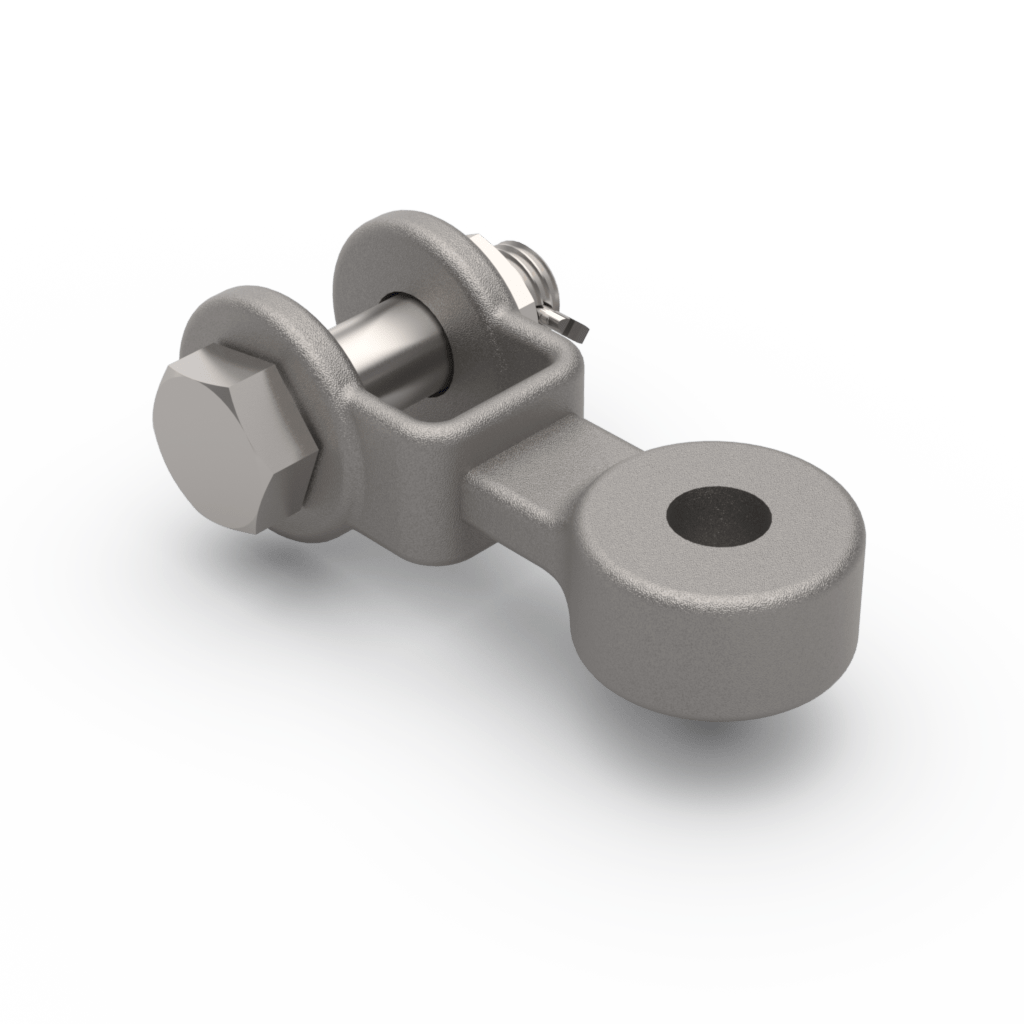 Twisted Clevis Eye HR-16, 180 kN