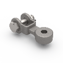 Twisted Clevis Eye HR-16, 180 kN