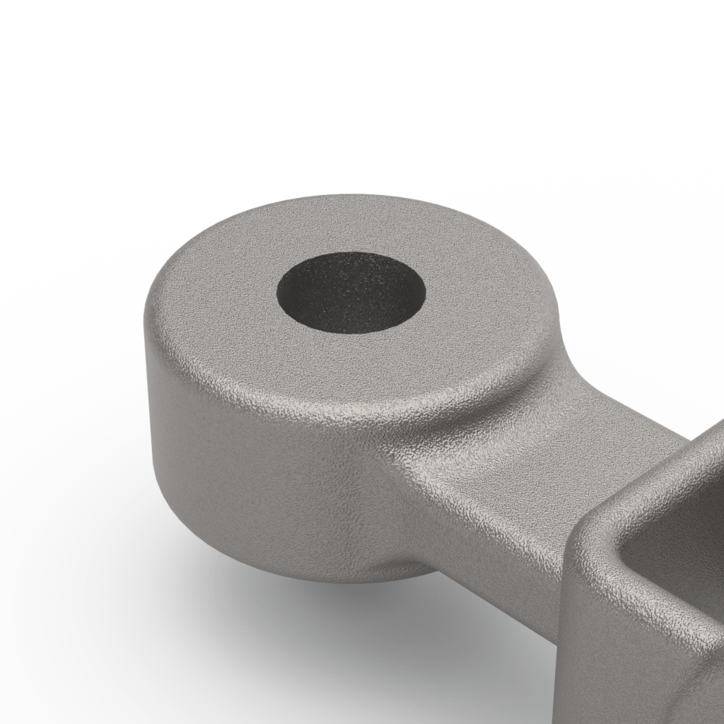 Twisted Clevis Eye HR-16, 180 kN