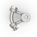 Twisted Clevis Eye HRV-16, 125 kN