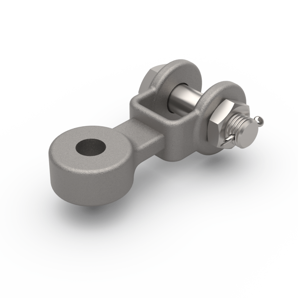 Twisted Clevis Eye HR-20, 180 kN
