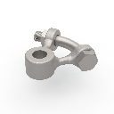 Twisted Clevis Eye HRV-16, 125 kN