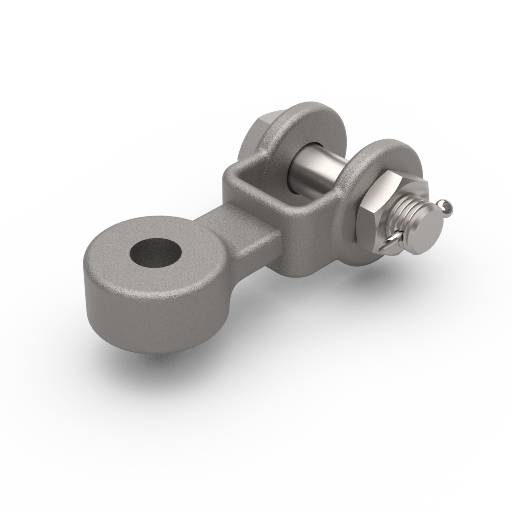 Twisted Clevis Eye HR-16, 135 kN
